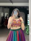 Nnk1686 Multi Color Georgette Navratri Lehenga Choli